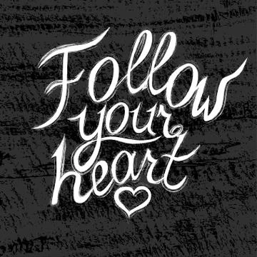 Chalk phrase on black board Stock Illustration