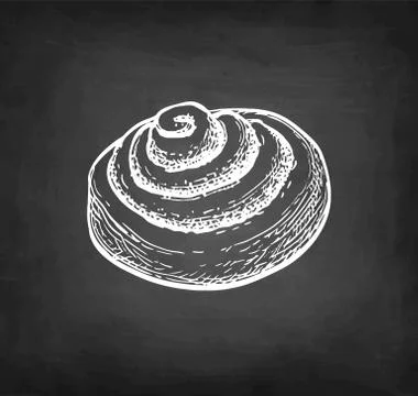 Chalk sketch of Stock Illustration