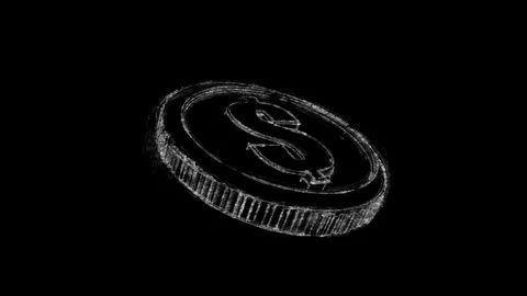 Chalk style dollar 스톡 동영상 69874509