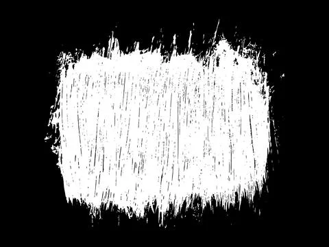 Chalk texture scribble isolated on black background Stock Illustration