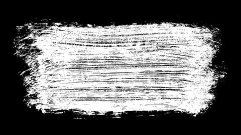 Chalk texture scribble isolated on black background Stock Illustration