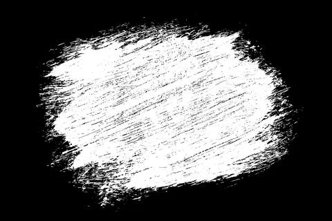 Chalk texture scribble isolated on black background Stock Illustration