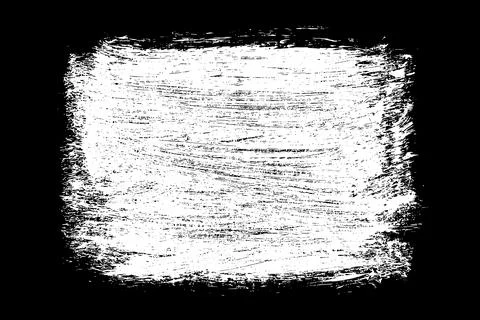 Chalk texture scribble isolated on black background Stock Illustration