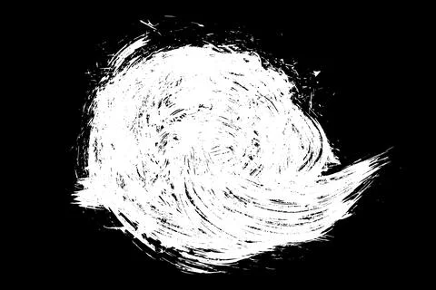 Chalk texture scribble isolated on black background 스톡 일러스트