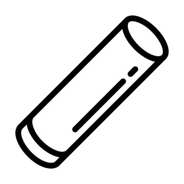 Chalk Vector Icon Design Illustration Stock Illustration