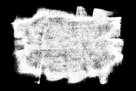Chalk white texture on black background Stock Illustration