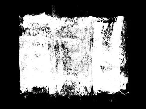 Chalk white texture on black background Stock Illustration