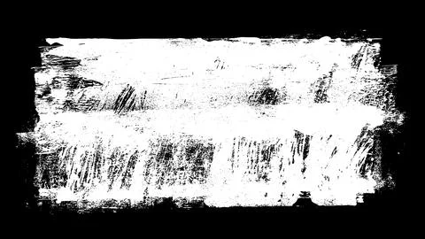 Chalk white texture on black background Stock Illustration