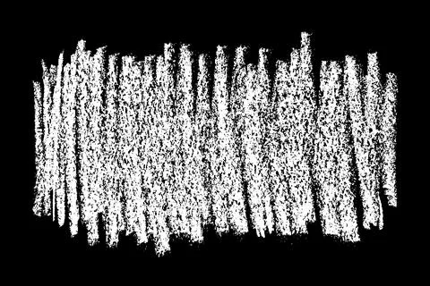 Chalk white texture on black background Stock-Illustration