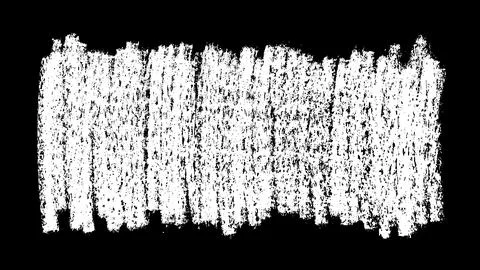 Chalk white texture on black background Stock Illustration