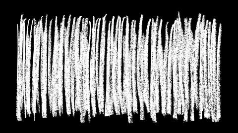 Chalk white texture on black background Stock Illustration