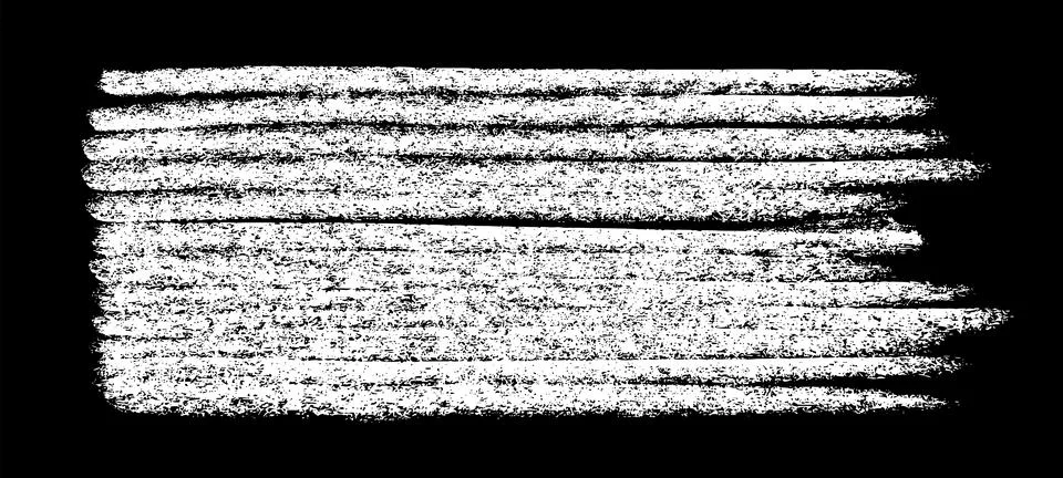 Chalk white texture on black background Stock Illustration