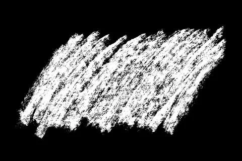 Chalk white texture on black background Stock Illustration