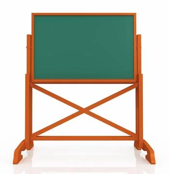 Chalkboard against a white background Stock Illustration