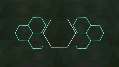 Chalkboard-Animation-Microchip- Financial-Tech-Concept Stock Footage 321880665