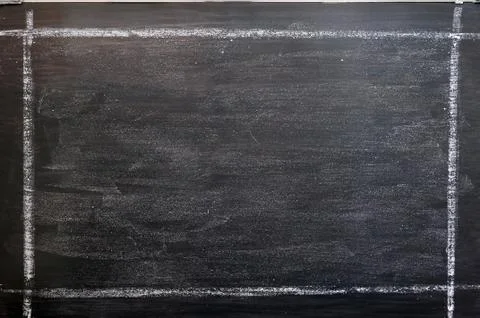 Chalkboard background with a chalk drawing frame Stock Photos