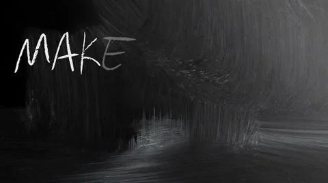 Chalkboard Stock Footage 27909936