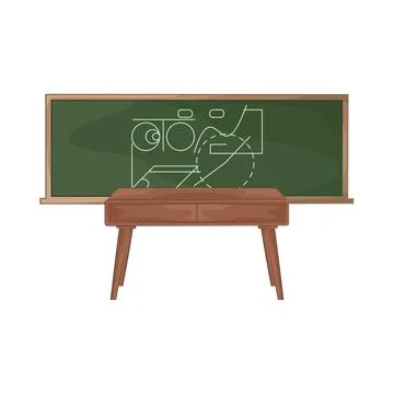 Chalkboard Illustration Stock Illustration