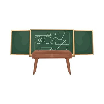 Chalkboard Illustration Stock Illustration