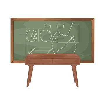 Chalkboard Illustration Stock Illustration