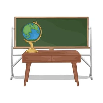 Chalkboard Illustration Stock Illustration