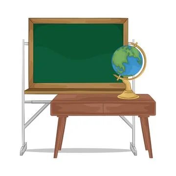 Chalkboard Illustration Stock Illustration