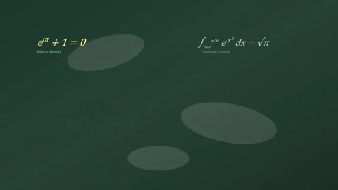 Chalkboard Math Equations Writing On with chalk dust, smudged eraser 4K Loop Vídeo Stock 346126280