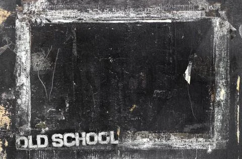 Chalkboard old school Stock Photos