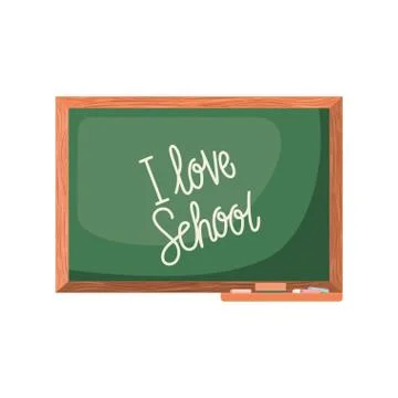 Chalkboard school isolated icon vector illustration イラスト素材