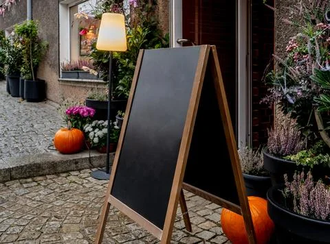 Chalkboard With Space For Text Stock Photos