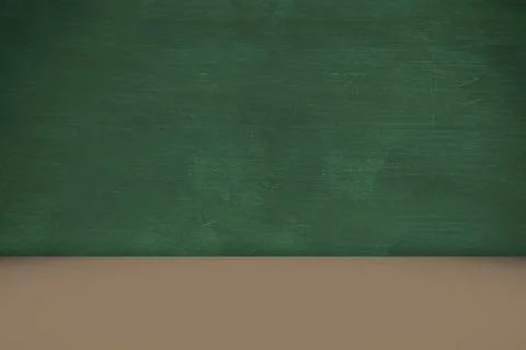Chalkboard surface showing dark green background in flat design, featuring beige Stock Illustration