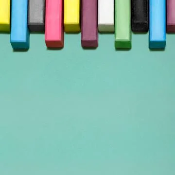 Chalky keys. Stock Photos