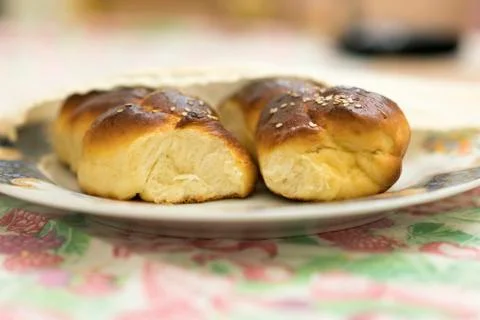 Challah bread... Stock Photos
