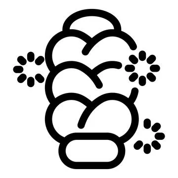 Challah bread representing jewish celebration with festive decoration Stock Illustration