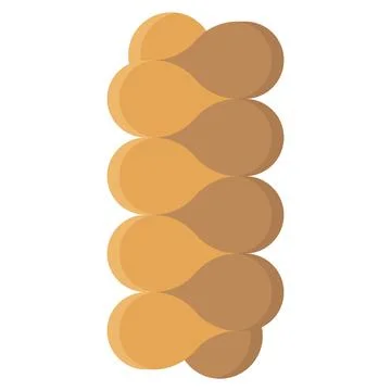 Challah icon, Bakery and baking related vector 스톡 일러스트
