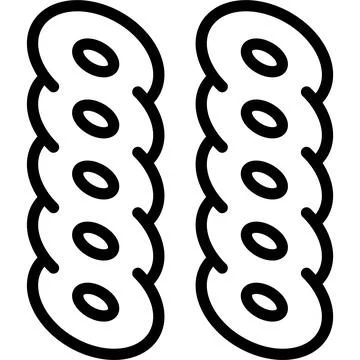 Challah icon, Bakery and baking related vector 스톡 일러스트