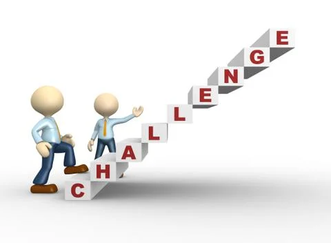 Challange Stock Illustration