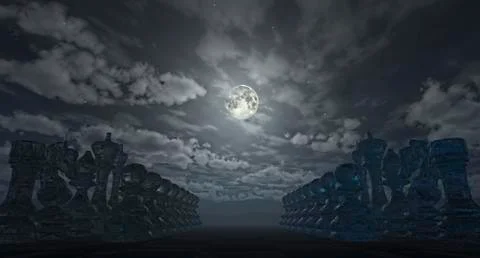 Challange(3D rendering) Foto stock