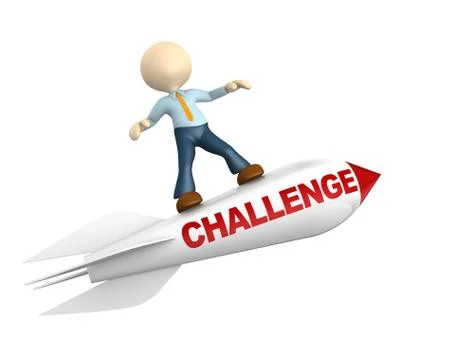 Challenge concept Stock Illustration