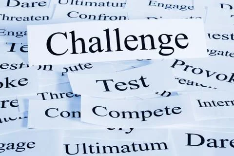 Challenge concept Stock Photos