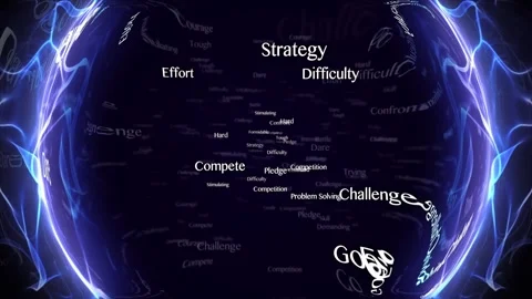 CHALLENGE Keywords Animation, Background, Loop Stockbeeldmateriaal 333612307