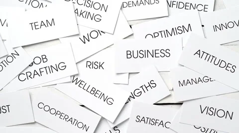 Challenges and cloud of business concepts Video stock 66251062