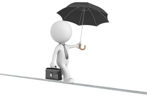 Challenges and Risk taking. Stock Illustration