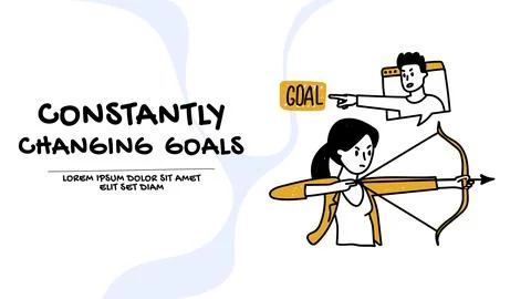 Challenges in a project management and workflow organization concept Stock Illustration