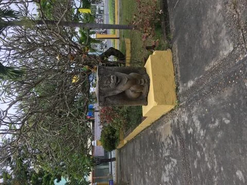 Cham Monkey Sculpture, Danang Stock-Fotos