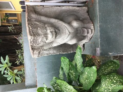 Cham Sculpture, Danang Stock-Fotos
