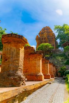 The Cham Towers. Foto stock