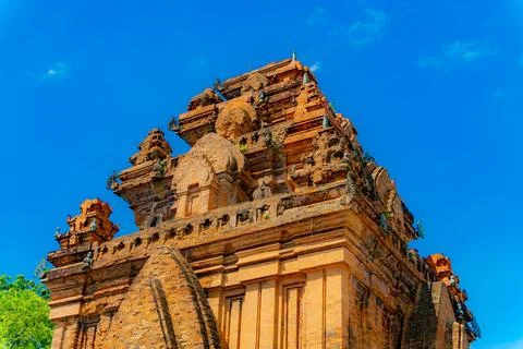 The Cham Towers. 스톡 사진