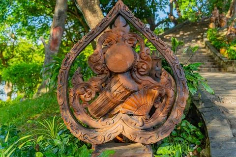 The Cham towers of PONAGAR. Stock Photos