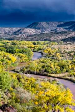 Chama River Overlook Stock Photos